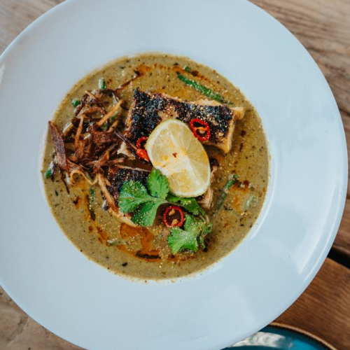 green chicken curry